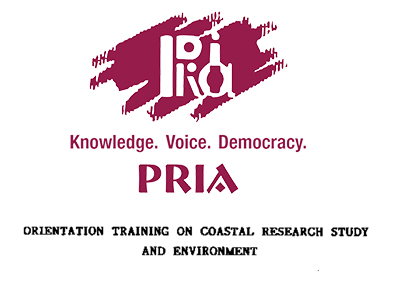 Orientation Training on Coastal Research Study and Enviornment
